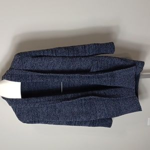 Barefoot Dreams CozyChic Cardigan Small Blue